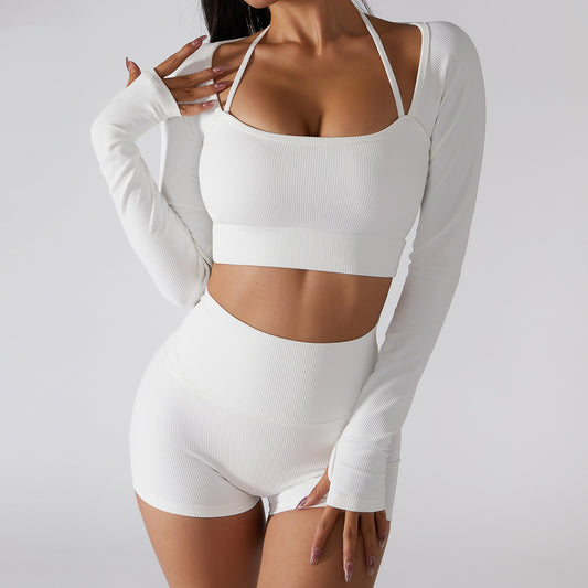 Bodysuit with Chest Cushion Slim Fit