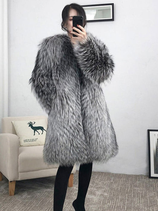 Fur Whole Coat Warm
