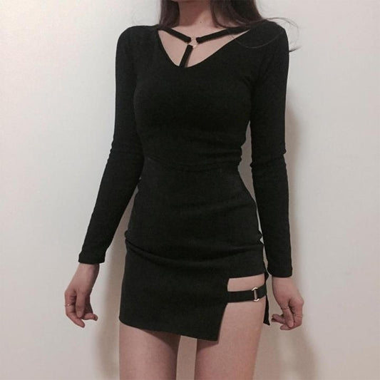 Asymmetrical Skirt High Waist
