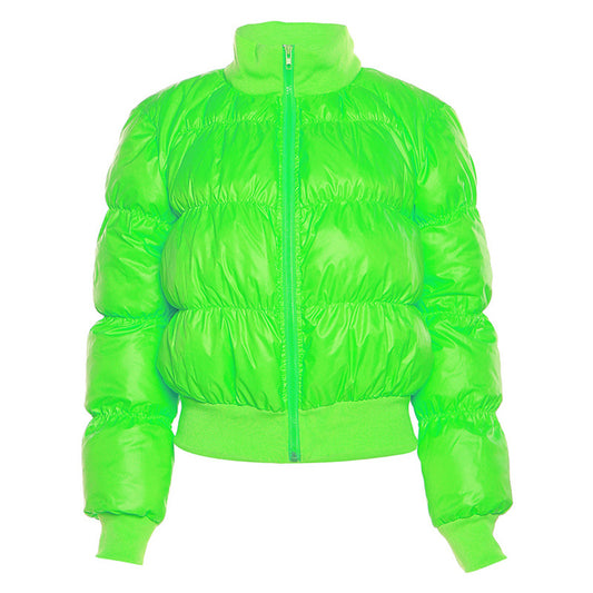 Neck Thickened Thermal Short Coat